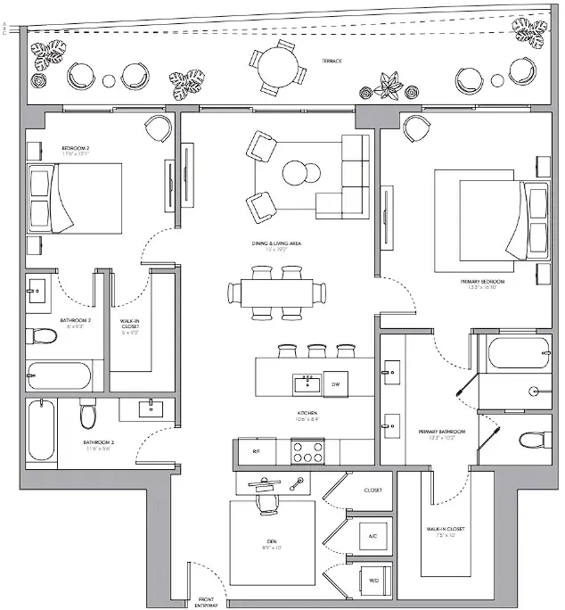 Residence 09 One Park Tower by Turnberry