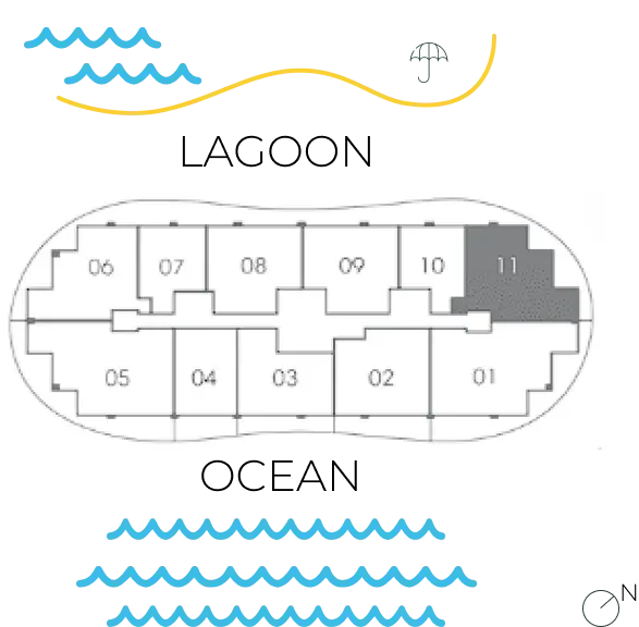 RESIDENCE 11 One Park Tower by Turnberry