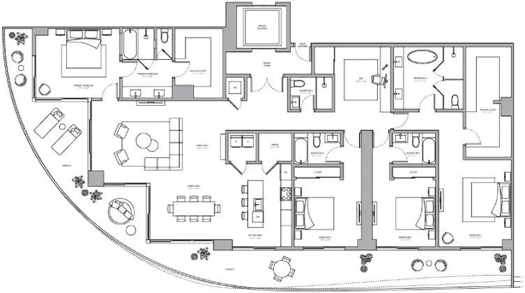 PENTHOUSE 05 One Park Tower by Turnberry
