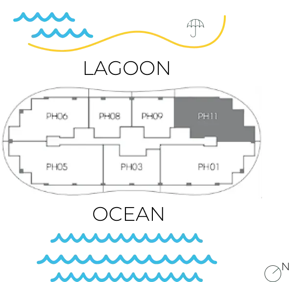 PENTHOUSE 11 One Park Tower by Turnberry