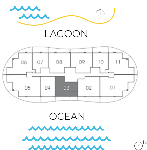 RESIDENCE 03 One Park Tower by Turnberry